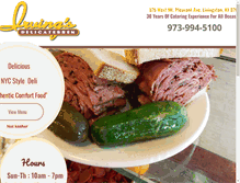 Tablet Screenshot of irvingsdeli.com